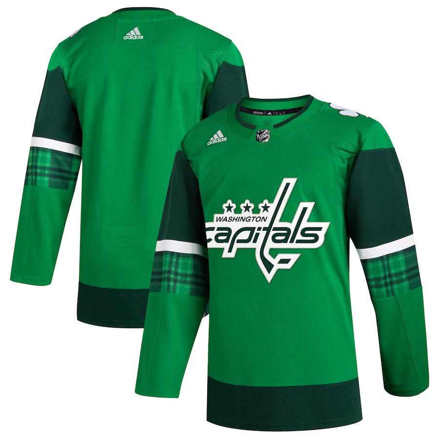 Men Washington Capitals adidas Kelly Green 2023 St. Patricks Day Primegreen Authentic NHL Jersey->washington capitals->NHL Jersey